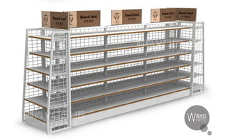 定制711便利店货架 小型超市的灵活存储解决方案